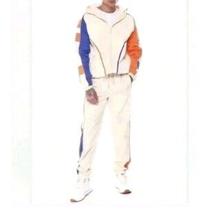 Rebel Minds Track Suit Blue And Orange Size 2XL Top XL Bottom